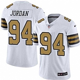 Nike Men & Women & Youth Saints 94 Cameron Jordan White Color Rush Limited Jersey,baseball caps,new era cap wholesale,wholesale hats
